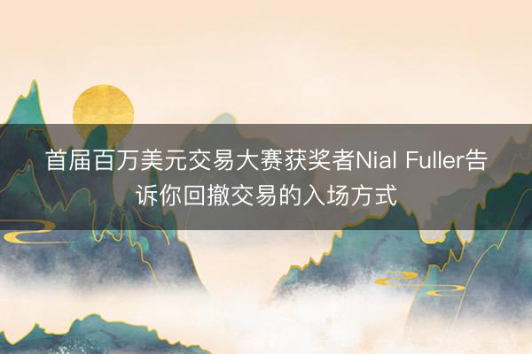 首届百万美元交易大赛获奖者Nial Fuller告诉你回撤交易的入场方式